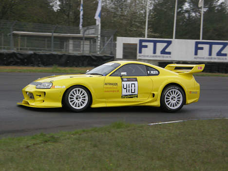 Godt ser den ud - Peter Vestis Toyota Supra...